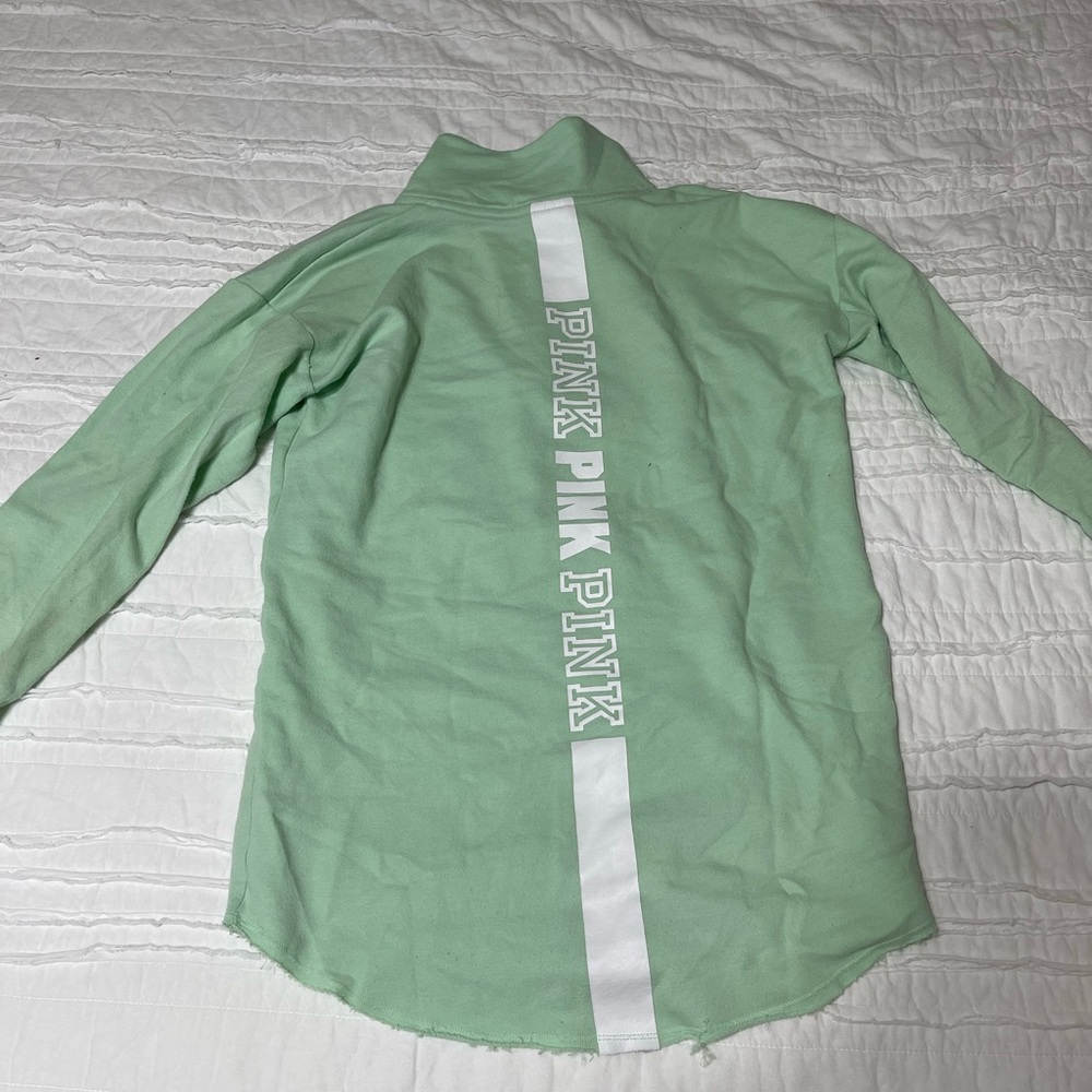 Pink half zip